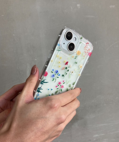 Loco Ocean（ロコオーシャン）の「花柄 クリア 耐衝撃  / スマホカバー iPhoneケース ( 7 8 SE2 / 12 / 13 / 14 / 15 )（スマホケース/カバー・レディース・B/A・iPhone 12/iPhone 7/8/SE(第2/第3世代)/iPhone 13/iPhone 14/iPhone 15）」の7枚目の写真