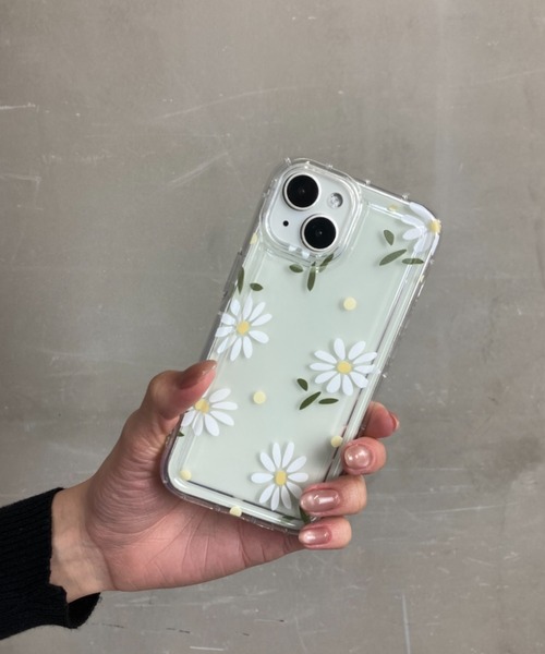 セール】花柄 クリア 耐衝撃 / スマホカバー iPhoneケース ( 7 8 SE2