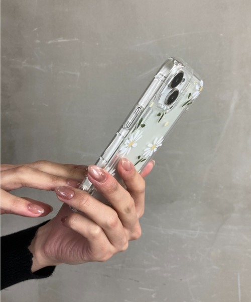 Loco Ocean（ロコオーシャン）の「花柄 クリア 耐衝撃  / スマホカバー iPhoneケース ( 7 8 SE2 / 12 / 13 / 14 / 15 )（スマホケース/カバー・レディース・B/A・iPhone 12/iPhone 7/8/SE(第2/第3世代)/iPhone 13/iPhone 14/iPhone 15）」の11枚目の写真