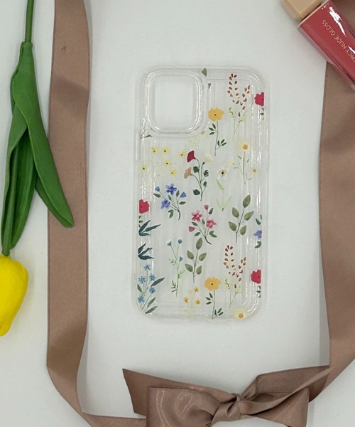 Loco Ocean（ロコオーシャン）の「花柄 クリア 耐衝撃  / スマホカバー iPhoneケース ( 7 8 SE2 / 12 / 13 / 14 / 15 )（スマホケース/カバー・レディース・B/A・iPhone 12/iPhone 7/8/SE(第2/第3世代)/iPhone 13/iPhone 14/iPhone 15）」の14枚目の写真