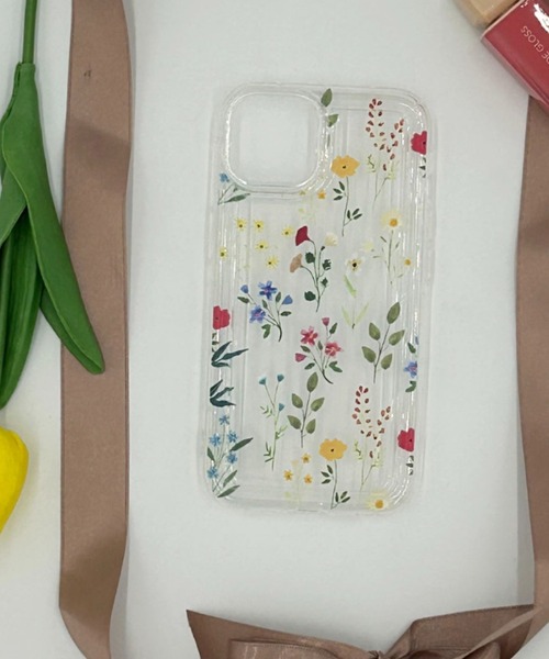 Loco Ocean（ロコオーシャン）の「花柄 クリア 耐衝撃  / スマホカバー iPhoneケース ( 7 8 SE2 / 12 / 13 / 14 / 15 )（スマホケース/カバー・レディース・B/A・iPhone 12/iPhone 7/8/SE(第2/第3世代)/iPhone 13/iPhone 14/iPhone 15）」の15枚目の写真