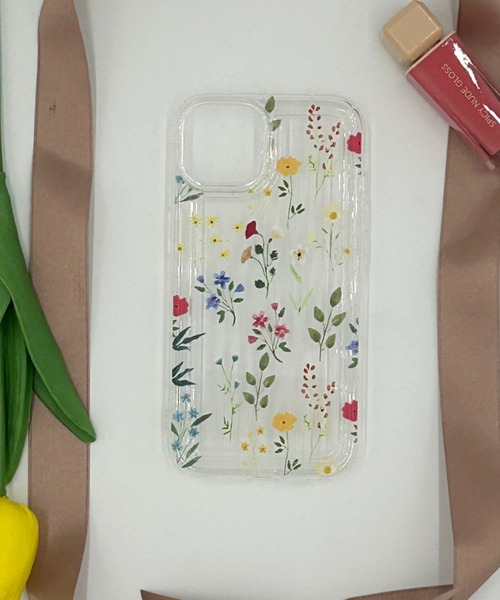 Loco Ocean（ロコオーシャン）の「花柄 クリア 耐衝撃  / スマホカバー iPhoneケース ( 7 8 SE2 / 12 / 13 / 14 / 15 )（スマホケース/カバー・レディース・B/A・iPhone 12/iPhone 7/8/SE(第2/第3世代)/iPhone 13/iPhone 14/iPhone 15）」の16枚目の写真