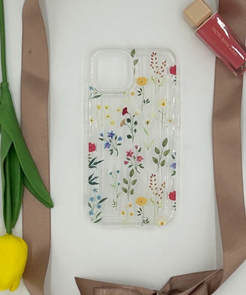 Loco Ocean（ロコオーシャン）の「花柄 クリア 耐衝撃  / スマホカバー iPhoneケース ( 7 8 SE2 / 12 / 13 / 14 / 15 )（スマホケース/カバー・レディース・B/A・iPhone 12/iPhone 7/8/SE(第2/第3世代)/iPhone 13/iPhone 14/iPhone 15）」の17枚目の写真