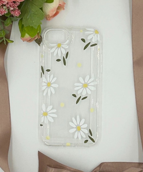 Loco Ocean（ロコオーシャン）の「花柄 クリア 耐衝撃  / スマホカバー iPhoneケース ( 7 8 SE2 / 12 / 13 / 14 / 15 )（スマホケース/カバー・レディース・B/A・iPhone 12/iPhone 7/8/SE(第2/第3世代)/iPhone 13/iPhone 14/iPhone 15）」の18枚目の写真