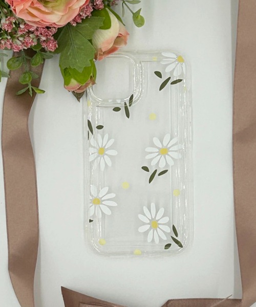 Loco Ocean（ロコオーシャン）の「花柄 クリア 耐衝撃  / スマホカバー iPhoneケース ( 7 8 SE2 / 12 / 13 / 14 / 15 )（スマホケース/カバー・レディース・B/A・iPhone 12/iPhone 7/8/SE(第2/第3世代)/iPhone 13/iPhone 14/iPhone 15）」の21枚目の写真