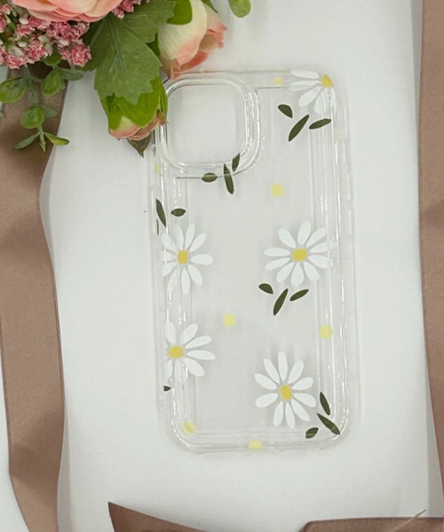 Loco Ocean（ロコオーシャン）の「花柄 クリア 耐衝撃  / スマホカバー iPhoneケース ( 7 8 SE2 / 12 / 13 / 14 / 15 )（スマホケース/カバー・レディース・B/A・iPhone 12/iPhone 7/8/SE(第2/第3世代)/iPhone 13/iPhone 14/iPhone 15）」の22枚目の写真