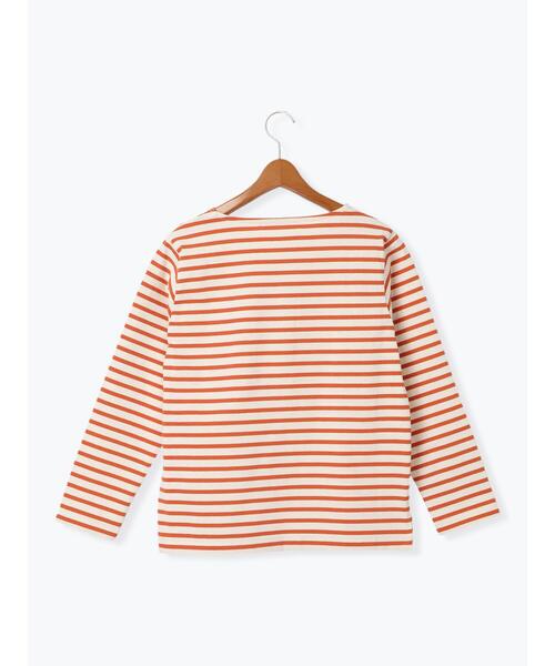 Lugnoncure（ルノンキュール）の「ボーダー長袖カットソー《2025spring catalog item》（Tシャツ/カットソー・レディース・オフホワイト/グレー/オレンジ/ベージュ・F）」の20枚目の写真