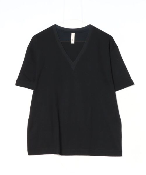 k3&co.(ケイスリーアンドコー)の「V-NECK TEE(Tシャツ/カットソー・レディース・グレー/ホワイト/ブラック・ONE SIZE)」の17枚目の写真