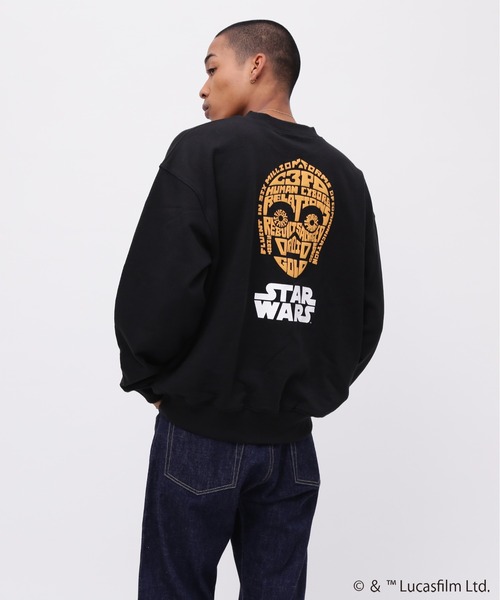 STAR WARS（スターウォーズ）の「《STAR WARS COLLECTION》CREWNECK SWEAT / クルーネックスウェット / スター・ウォーズ / AVIREX / アヴィレックス（スウェット・メンズ・ブラック/グリーン/グレー・LARGE/MEDIUM/XX-LARGE/X-LARGE）」の17枚目の写真
