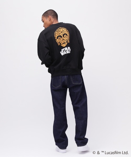 STAR WARS（スターウォーズ）の「《STAR WARS COLLECTION》CREWNECK SWEAT / クルーネックスウェット / スター・ウォーズ / AVIREX / アヴィレックス（スウェット・メンズ・ブラック/グリーン/グレー・LARGE/MEDIUM/XX-LARGE/X-LARGE）」の19枚目の写真