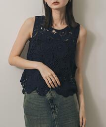 SENSE OF PLACE by URBAN RESEARCH | レースクロップドベスト(ベスト)