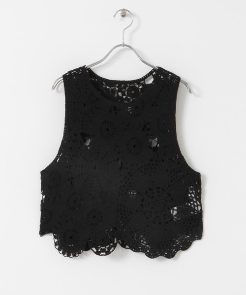レースクロップドベスト（ベスト）｜SENSE OF PLACE by URBAN RESEARCH