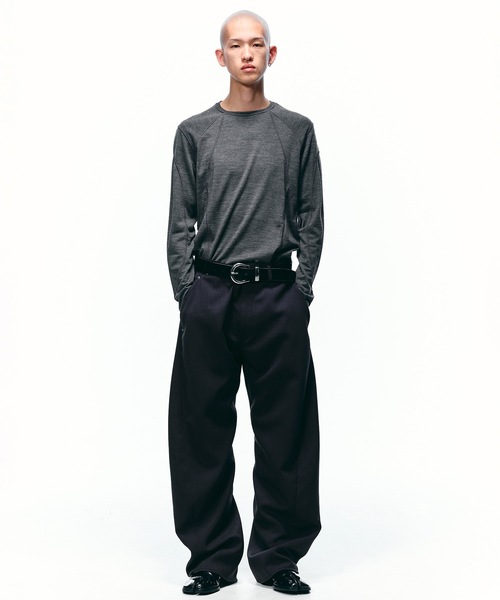 JIEDA(ジエダ)の「3D CUTTING DENIM PANTS(デニムパンツ・メンズ・インディゴブルー/ブラック・2/1)」の3枚目の写真