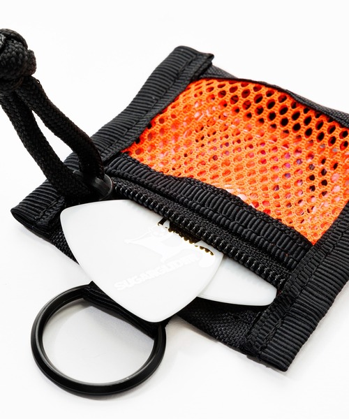 CRAZY CREEK（クレイジークリーク）の「CRAZY CREEK クレイジークリーク メッシュワレット Sサイズ（コインケース・メンズ・オレンジ/ライム・FREE）」の6枚目の写真