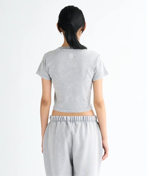 DC SHOES(ディーシーシューズ)の「25 WS TELECO HIDDEN/DCレディース半袖ショート丈Tシャツ(Tシャツ/カットソー・レディース・ブラック系その他/ベージュ系その他/ラベンダー/スミクロ・MEDIUM/LARGE)」の6枚目の写真
