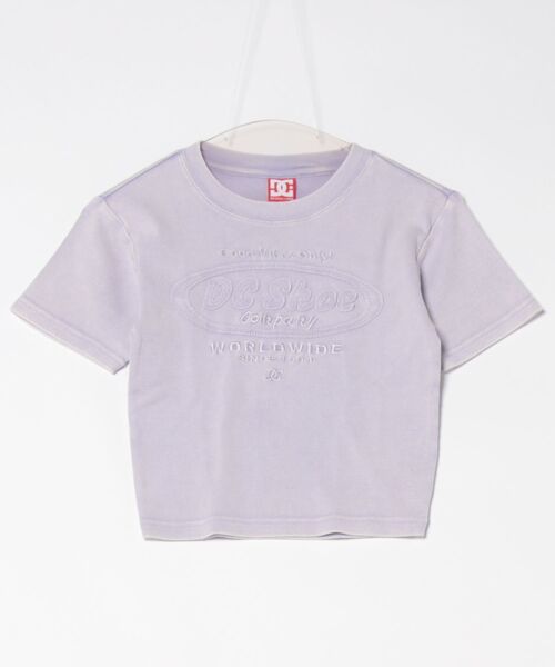 DC SHOES(ディーシーシューズ)の「25 WS TELECO HIDDEN/DCレディース半袖ショート丈Tシャツ(Tシャツ/カットソー・レディース・ブラック系その他/ベージュ系その他/ラベンダー/スミクロ・MEDIUM/LARGE)」の11枚目の写真