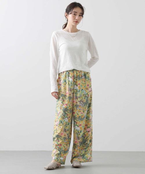 Gready Brilliant（グレディブリリアン）の「ワッシャーシアーカットソー（Tシャツ/カットソー・レディース・グリーン/ピンク/オフホワイト・M）」の19枚目の写真