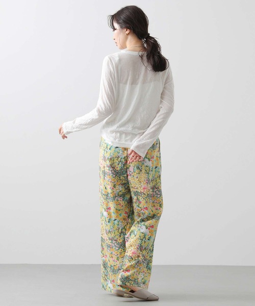 Gready Brilliant（グレディブリリアン）の「ワッシャーシアーカットソー（Tシャツ/カットソー・レディース・グリーン/ピンク/オフホワイト・M）」の21枚目の写真
