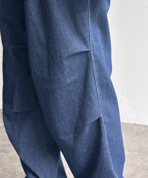 CPCM（シーピーシーエム）の「綿ナイロンニータックパンツ（その他パンツ・メンズ・グレー/ブラック/カーキ/ベージュ/インディゴブルー・SMALL/FREE）」の8枚目の写真