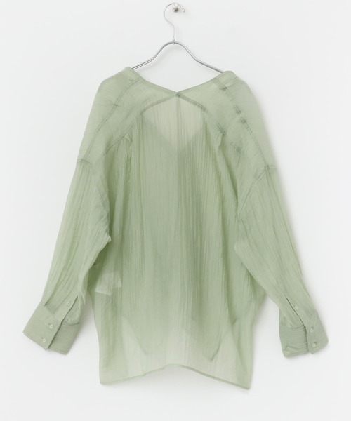 URBAN RESEARCH ITEMS / アーバンリサーチ アイテムズ Vネックシアーブラウス Vネックシアーブラウス（シャツ/ブラウス）｜ITEMS