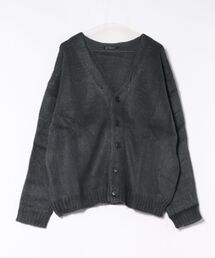 【RS】【Bling leads】5ゲージモヘアタッチ ビッグカーディガン