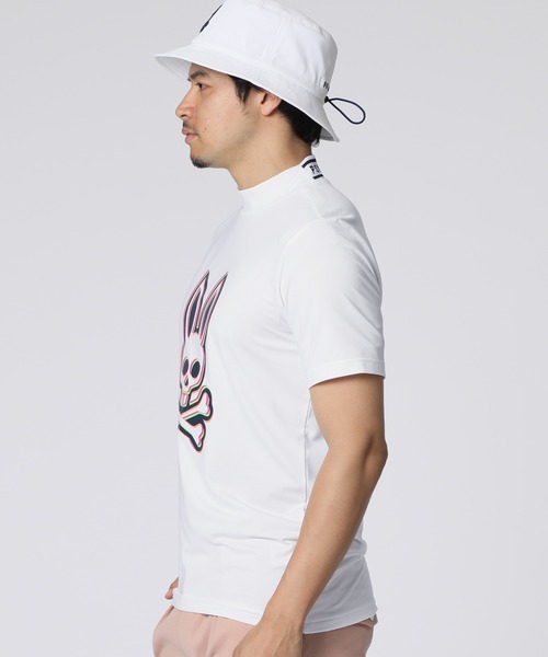 セール】[GOLF]3Dカラーロゴ モックネックTシャツ（Tシャツ