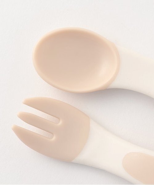 petit main（プティマイン）の「スプーン・フォークセット（マグ/哺乳瓶/お食事グッズ・キッズ・ライトブルー/ライトピンク/ベージュ・F）」の11枚目の写真