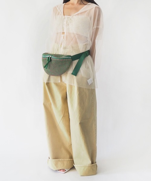 CONTROL FREAK / CTFK（コントロールフリーク）の「CONTROL FREAK(コントロールフリーク)SUMMERウエストショルダー（ボディバッグ/ウエストポーチ・レディース・ブラック/グリーン/キャメル・FREE）」の16枚目の写真