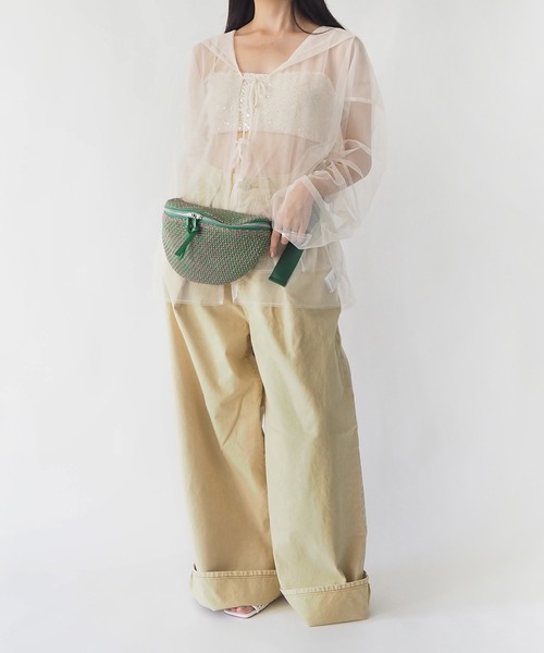 CONTROL FREAK / CTFK（コントロールフリーク）の「CONTROL FREAK(コントロールフリーク)SUMMERウエストショルダー（ボディバッグ/ウエストポーチ・レディース・ブラック/グリーン/キャメル・FREE）」の14枚目の写真