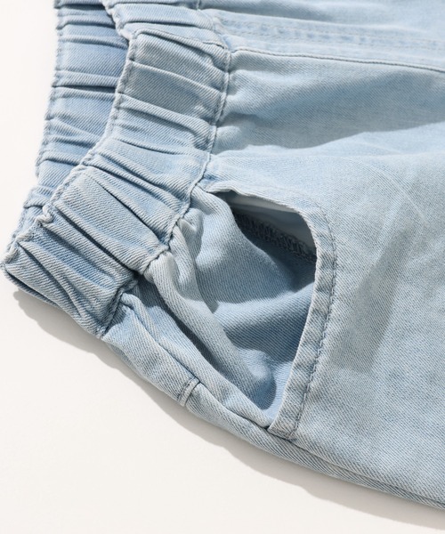 KRIFF MAYER Kid's Collection(クリフメイヤーキッズコレクション)の「【冷感・吸汗速乾・抗菌】涼適デニムハーフパンツ(デニムパンツ・キッズ・ダークブルー/ライトブルー・120/130/140/150/160/170)」の15枚目の写真
