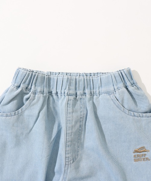 KRIFF MAYER Kid's Collection(クリフメイヤーキッズコレクション)の「【冷感・吸汗速乾・抗菌】涼適デニムハーフパンツ(デニムパンツ・キッズ・ダークブルー/ライトブルー・120/130/140/150/160/170)」の17枚目の写真