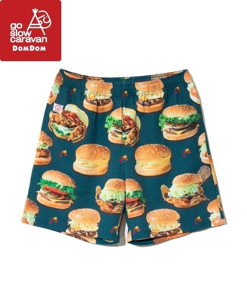 go slow caravan（ゴースローキャラバン）の「DOMDOM × gsc ストレッチサッカーイージーショーツ（その他パンツ・メンズ・ネイビー/アイボリー・X-LARGE/LARGE/MEDIUM）」の2枚目の写真