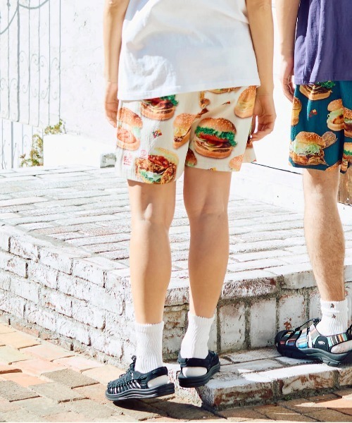 go slow caravan（ゴースローキャラバン）の「DOMDOM × gsc ストレッチサッカーイージーショーツ（その他パンツ・メンズ・ネイビー/アイボリー・X-LARGE/LARGE/MEDIUM）」の7枚目の写真