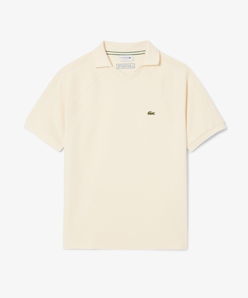 【LACOSTE】メッシュショルダーオープンネックシャツ セール】メッシュショルダーオープンネックシャツ（ポロシャツ