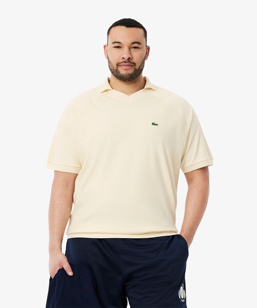 【LACOSTE】メッシュショルダーオープンネックシャツ メッシュショルダーオープンネックシャツ｜ラコステの通販