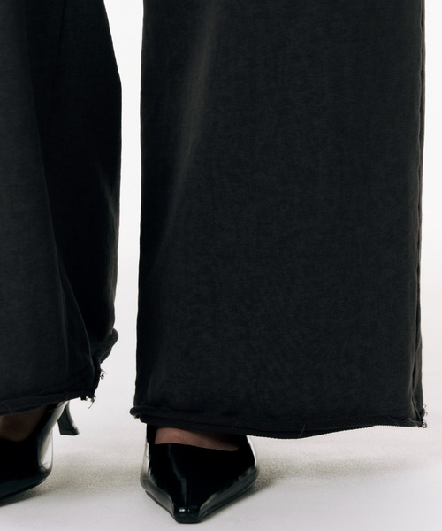 JOSE MOON（ジョゼムーン）の「PIGMENT SWEAT PANTS/ピグメントスウェットパンツ（スウェットパンツ・レディース・ブルー/チャコールグレー/グレー・38/36）」の12枚目の写真