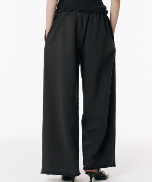 JOSE MOON（ジョゼムーン）の「PIGMENT SWEAT PANTS/ピグメントスウェットパンツ（スウェットパンツ・レディース・ブルー/チャコールグレー/グレー・38/36）」の16枚目の写真