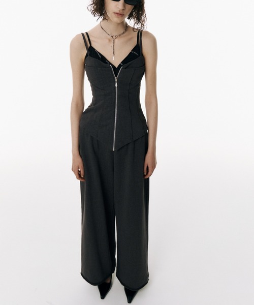 JOSE MOON（ジョゼムーン）の「PIGMENT SWEAT PANTS/ピグメントスウェットパンツ（スウェットパンツ・レディース・ブルー/チャコールグレー/グレー・38/36）」の20枚目の写真