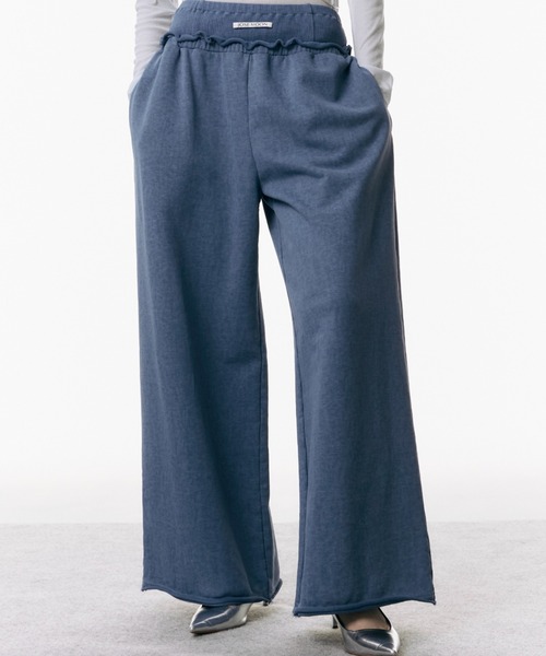 JOSE MOON（ジョゼムーン）の「PIGMENT SWEAT PANTS/ピグメントスウェットパンツ（スウェットパンツ・レディース・ブルー/チャコールグレー/グレー・38/36）」の6枚目の写真