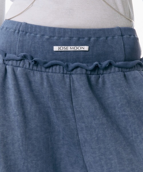 JOSE MOON（ジョゼムーン）の「PIGMENT SWEAT PANTS/ピグメントスウェットパンツ（スウェットパンツ・レディース・ブルー/チャコールグレー/グレー・38/36）」の4枚目の写真