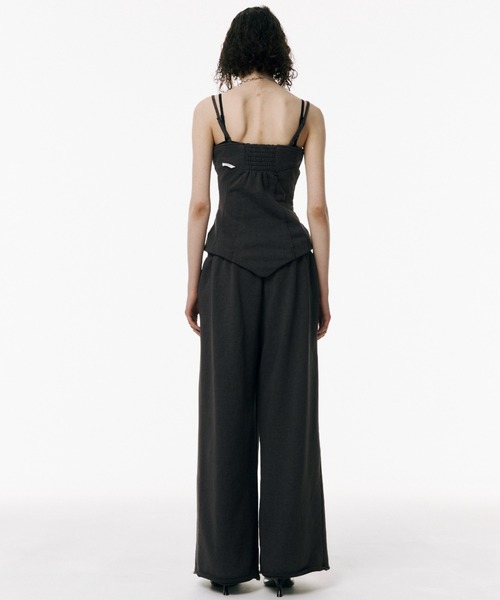 JOSE MOON（ジョゼムーン）の「PIGMENT SWEAT PANTS/ピグメントスウェットパンツ（スウェットパンツ・レディース・ブルー/チャコールグレー/グレー・38/36）」の22枚目の写真