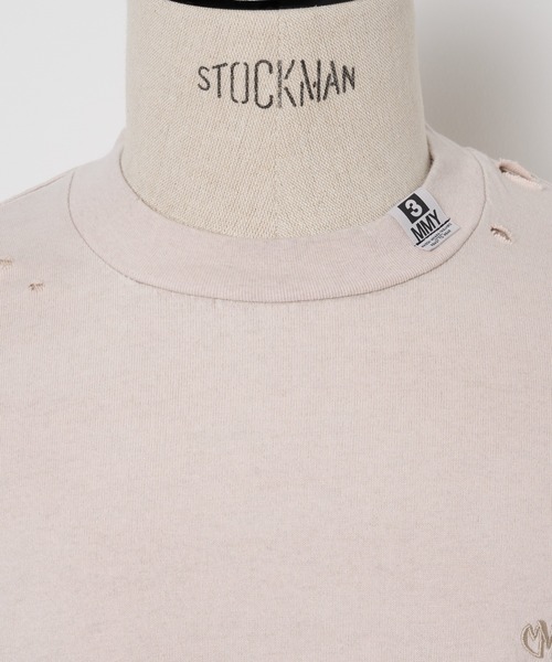 MIHARAYASUHIRO（ミハラヤスヒロ）の「【MIHARAYASUHIRO/ミハラヤスヒロ】SUN FADED TEE（Tシャツ/カットソー・メンズ・ブラック/ベージュ・48/46）」の9枚目の写真