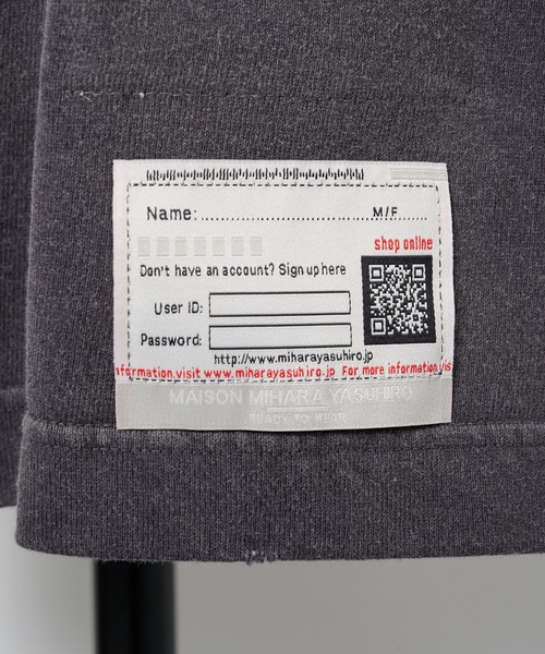 MIHARAYASUHIRO（ミハラヤスヒロ）の「【MIHARAYASUHIRO/ミハラヤスヒロ】SUN FADED TEE（Tシャツ/カットソー・メンズ・ブラック/ベージュ・48/46）」の6枚目の写真