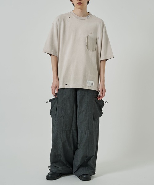 MIHARAYASUHIRO（ミハラヤスヒロ）の「【MIHARAYASUHIRO/ミハラヤスヒロ】SUN FADED TEE（Tシャツ/カットソー・メンズ・ブラック/ベージュ・48/46）」の20枚目の写真