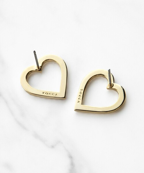 TOCCA（トッカ）の「WISH IN HEART PIERCED EARRINGS ピアス（ピアス（両耳用）・レディース・シルバー系/ローズ系/ゴールド系・F）」の7枚目の写真