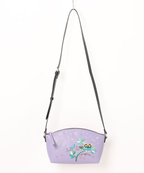 【ANNA SUI】ファミリアアート ショルダーバッグ ファミリアアート ショルダーバッグ (アイボリー)