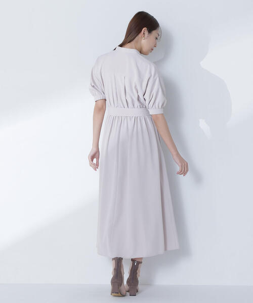 NATURAL BEAUTY BASIC（ナチュラルビューティーベーシック）の「◇ダブルポケットフォルムワンピース（ワンピース・レディース・チャコールグレー/ライトグリーン/ベージュ・SMALL/MEDIUM/P/S）」の19枚目の写真