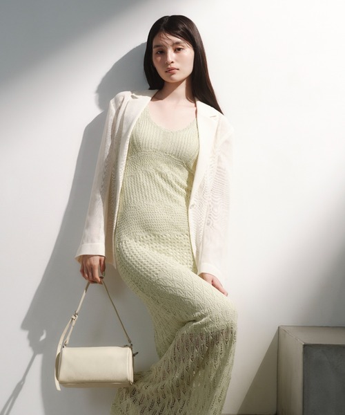 FRAY I.D（フレイアイディー）の「ワンボタンカラミジャケット（その他アウター・レディース・ブラック/アイボリー/ベージュ・1/0）」の4枚目の写真