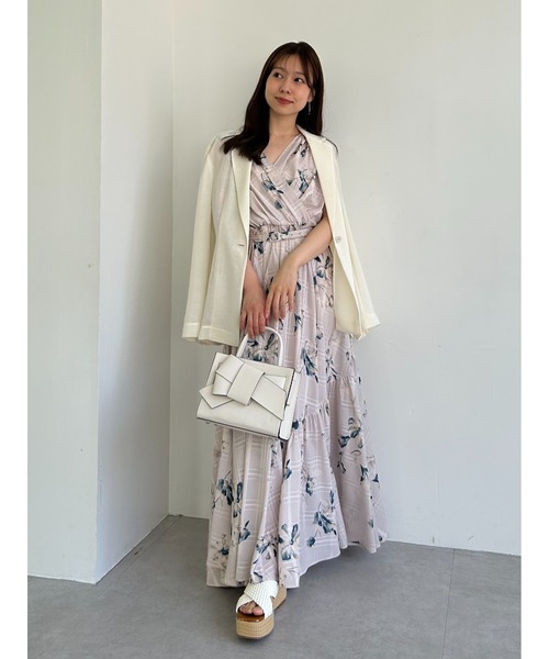 FRAY I.D（フレイアイディー）の「ワンボタンカラミジャケット（その他アウター・レディース・ブラック/アイボリー/ベージュ・1/0）」の9枚目の写真