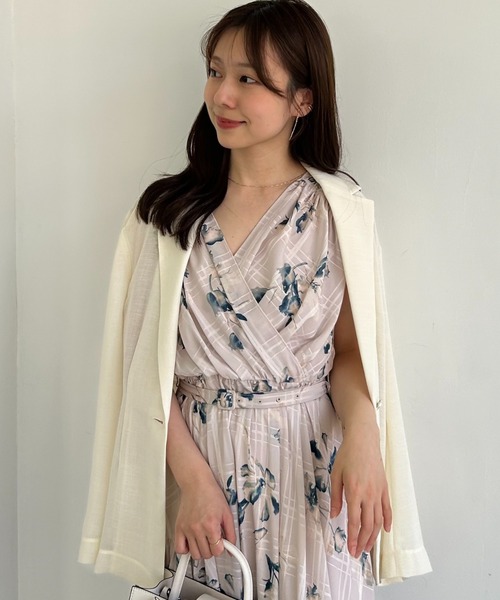 FRAY I.D（フレイアイディー）の「ワンボタンカラミジャケット（その他アウター・レディース・ブラック/アイボリー/ベージュ・1/0）」の7枚目の写真